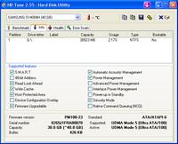 Czy wyniki testu MHDD dla dysku Samsung SV4084H (40Gb) są prawidłowe?