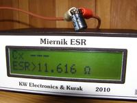 Miernik wartości ESR kondensatorów elektrolitycznych