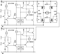 Simple solar tracker on the L272M for controlling solar panels.