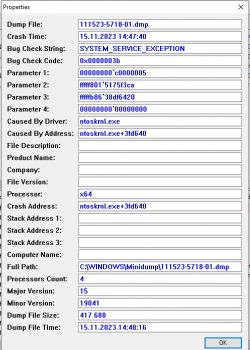 Bluescreeny na używanym komputerze: Kernel-Power, Identyfikator 41, błędy dysku i RAM