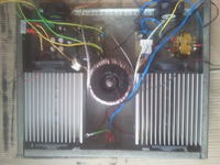 Wzmacniacz mocy MOS-FET 2x120W/8ohm. Wzmacniacz mocy MOS-FET 2x120W/8ohm.