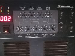 Sherman TIG200P AC/DC - brak napięcia na wyjściu i regulacji prądu spawania