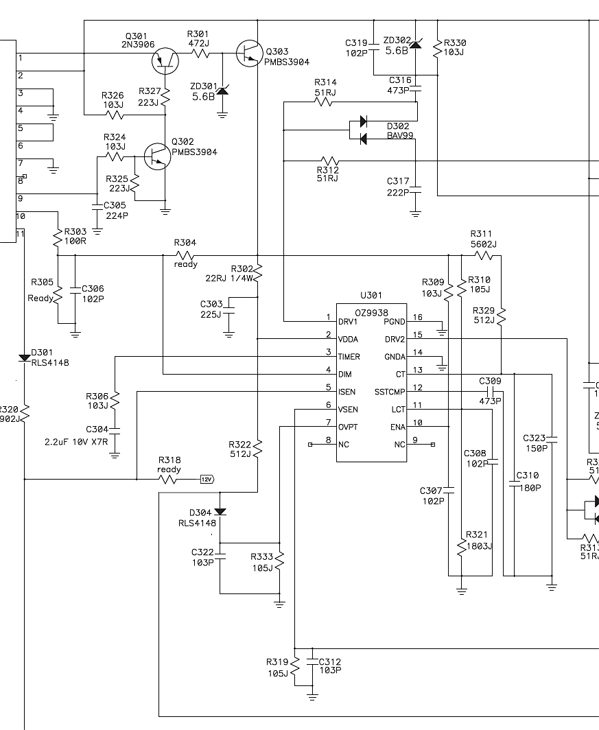 Lg flatron l1750sq схема