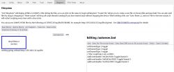 Autoexec.bat Script Editor View of script editor in autoexec.bat file with button configuration on a device.