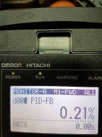 Sterowanie pomp± głębinow± z falownika Omron Hitachi RX 18.5 kW - funkcja PID Sterowanie pomp± głębinow± z falownika Omron Hitachi RX 18.5 kW - funkcja PID