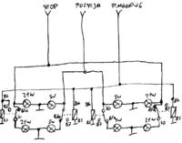 Żarówka pozycji/stop jako przeciwmgielne. Odłączanie sygnałów.
