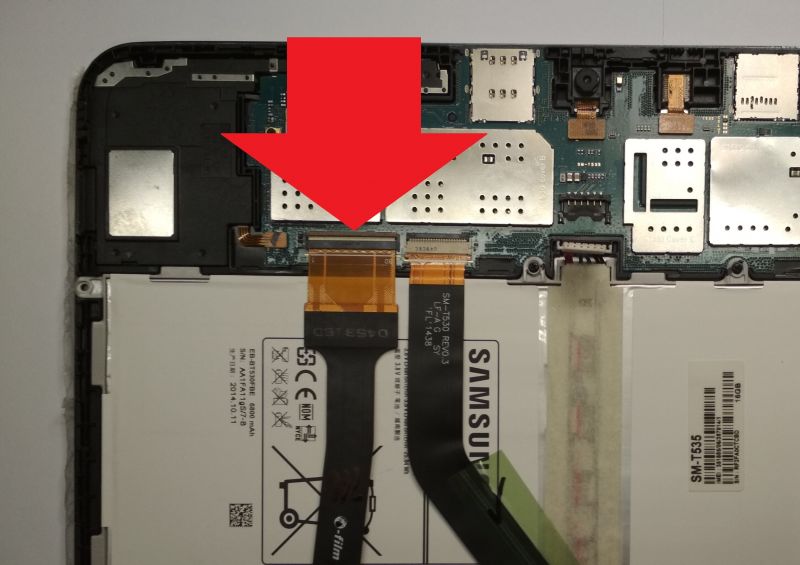 Tablet Samsung SM-T535 - wymiana digitizera