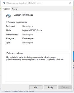 Logitech MOMO Wingman Force. Sterowniki nie działają poprawnie