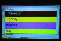 Panasonic PT-AE700 - Pozamieniane kolory Panasonic PT-AE700 - Pozamieniane kolory