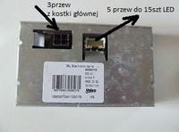 seat ibiza 6j lift - Jak są łączone diody w paskach LED pozycyjnych reflektorów?