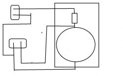 Blokowy schemat połączeń z okrągłym elementem centralnym