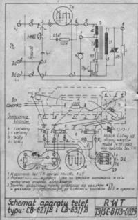 RWT CB-621/B - Stary telefon - głośny terkot podczas wybierania numeru