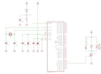 atmega32 - Schemat generacji dźwięków PWM, pytania o rezystor i kondensator