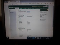 Ekran komputera z interfejsem zarządzania telefonu Yealink T41S.