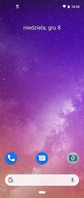 Jak usunąć pasek wyszukiwania Google z ekranu w Motorola One Vision?