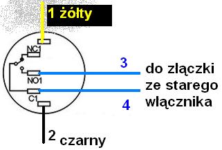 Przyciski Reset i Power w obudowie komputera.