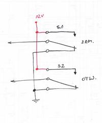 Podłączenie zamka centralnego ROVER 820 1997r