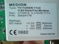 Karta TV Medion SAA7134 wielki k³opot. Karta TV Medion SAA7134 wielki k³opot.