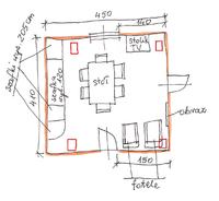 Ustawienie kina domowego w pokoju.