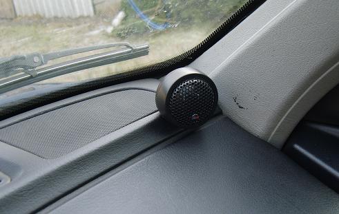 Opel Vectra b sedan 96r. - montaż tweeterów