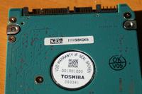 Toshiba HDD2H23 MK3263GSX - kompletnie zimna, nie kręci