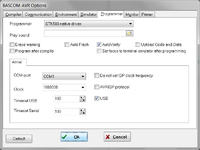 Bascom AVR 2.0.5.0/1.11.9.8 - Brak okna AVR ISP STK500 na XP i WIN7
