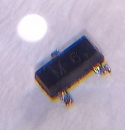 SMD segment with M6 marking on a white background.
