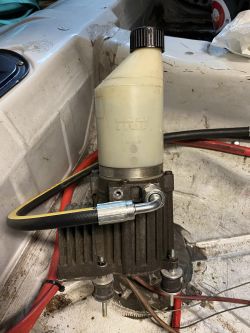 BMW e30 - Pompa wspomagania TRW (astra g/zafira a) wpięta w maglownicę bmw e46