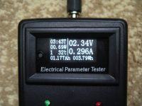 Ładowarka akumulatorów Li-ion 3.7V z pomiarem pojemności OLED Ładowarka akumulatorów Li-ion 3.7V z pomiarem pojemności OLED