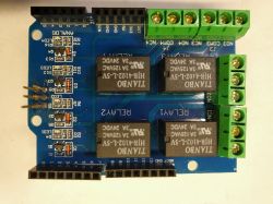 Shield z czterema przekaźnikami, do Arduino - Made in China