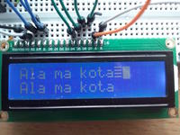 ATmega328p i LCD QC1602Av2.0 - Nieprawidłowe wyświetlanie stringów i liczb