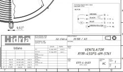 Schemat elektryczny podłączenia wentylatora Hidria R11R-45SPS-6M-5761
