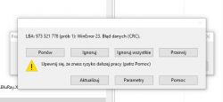 Odzyskiwanie zdjęć z Digital Image Recovery: Postęp zatrzymał się na 109GB - co robić?
