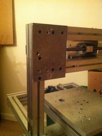 Frezarka CNC z profili aluminiowych