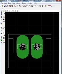 [EAGLE] - Różnice w wyglądzie złącza między biblioteką a schematem