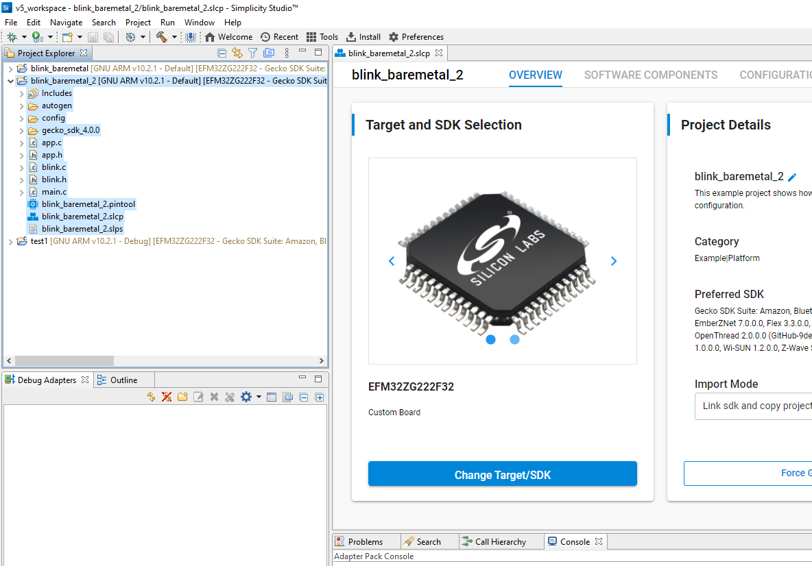 Tutorial EFM32 ARM CortexM0+ cz1, bootloader, pierwsze kroki