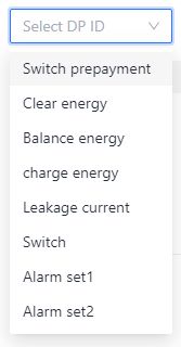 Dropdown list with DP ID selection options.