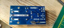 KR0548-1CH-W PCB with labeled connectors and traces.