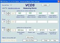 Golf V 1,6 8V BGU - Duże różnice w wartości cylindrów czujnika spalania stukoweg