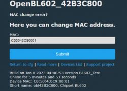 Tasmota replacement for BL602, programming, pairing with Home Assistant, now with OTA working!