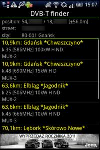 DVB-T finder -świetna aplikacja na androida (zastępuje dvbtmap.eu) DVB-T finder -świetna aplikacja na androida (zastępuje dvbtmap.eu)