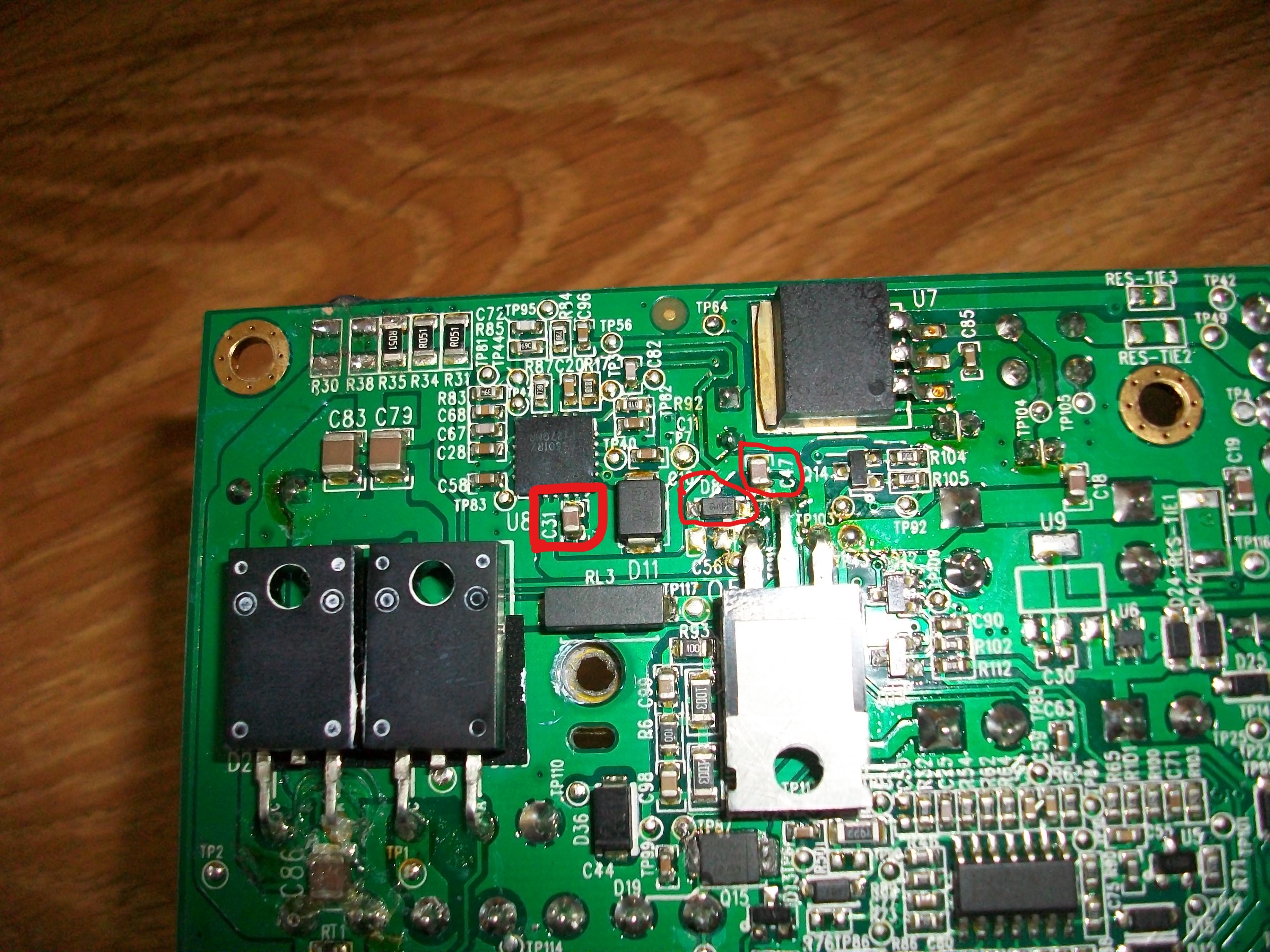 reparatøren gået vanvittigt Er velkendte logitech z906 power supply board fault