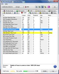 Problem z dyskiem - Samsung HM640JJ -Calibration Retry Count
