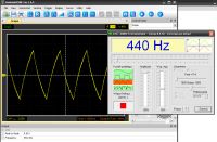 Amateur oscilloscope / USB generator (sound chip)