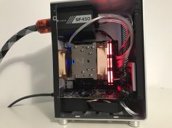 Cyrkulacja powietrza w Jonsbo U1 Plus z Noctua NH-D9L i RTX 2060