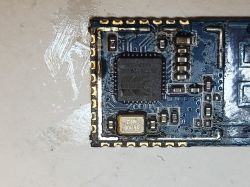 Printed circuit board with LMA35 chip and connected wires