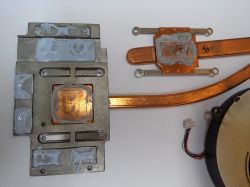 Asus N55SF - Wymiana pasty/kleju termoprzewodzącego na karcie grafiki