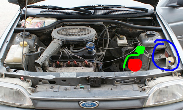 Ford Escort MK6 1992r Pompka paliwa, wskaźnik paliwa