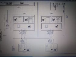 Citroen C5 II '05 - Schemat instalacji podgrzewania foteli