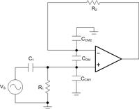 Opornik w pętli sprzężenia zwrotnego bufora - po co?